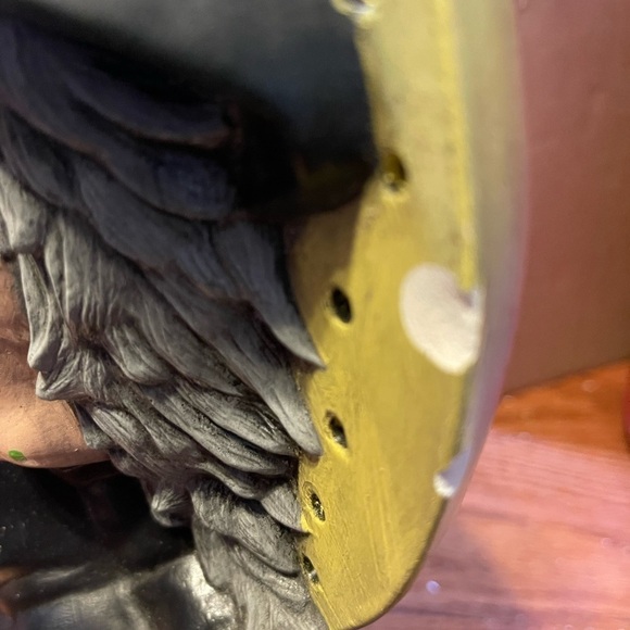 Vintage Halloween Witch Ceramic Mold - Hand Painted -Just Needs Some added light - Picture 5 of 16